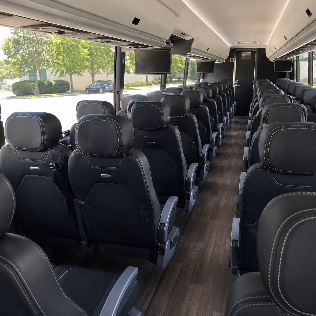 santa clarita charter bus interior
