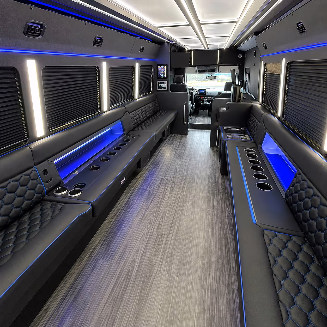 santa clarita party bus rentals inside