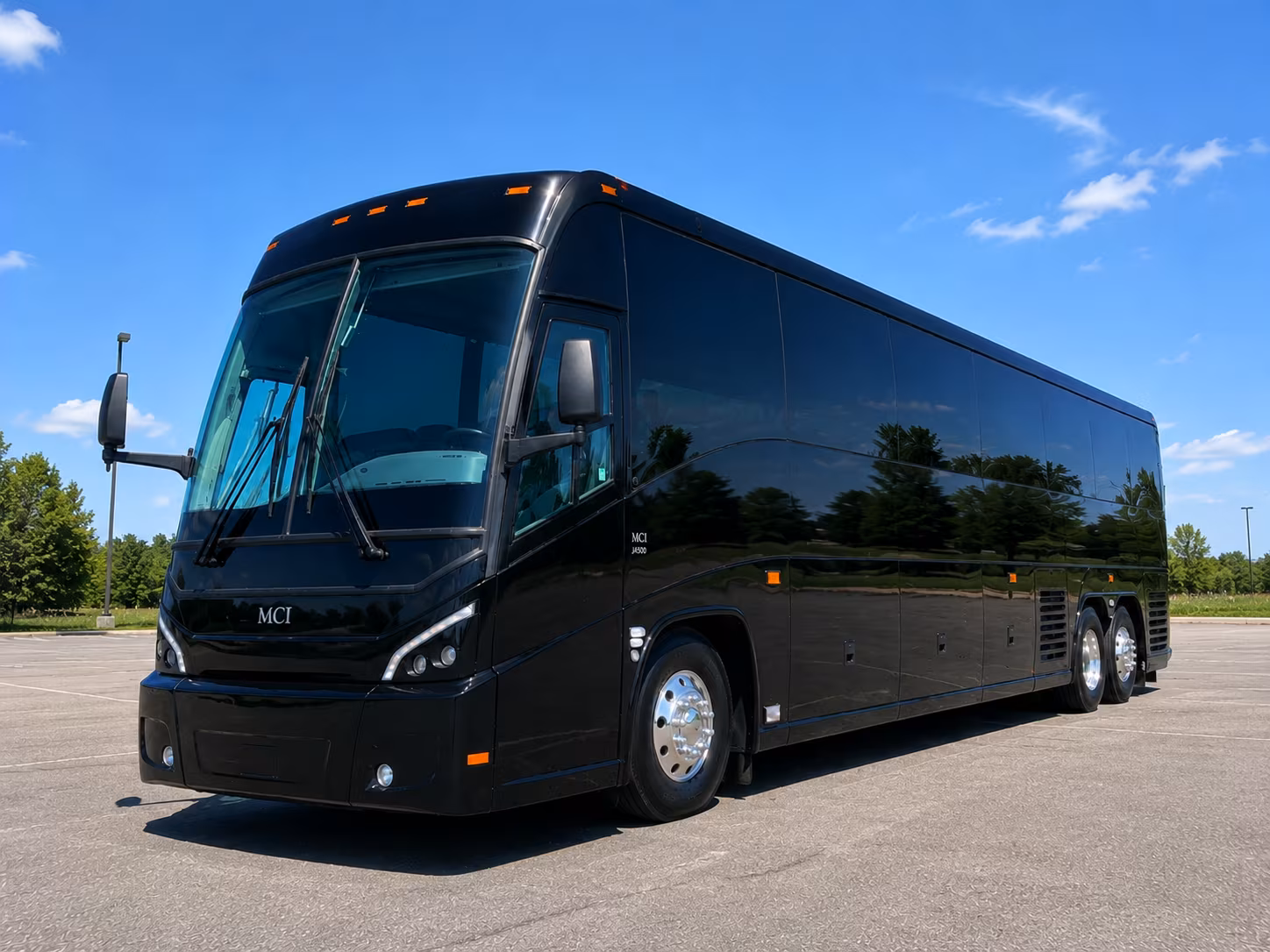 you don t have to coordinate a caravan one bus handles every long distance trip from santa clarita