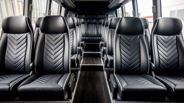 25 passenger minibus inside lancaster